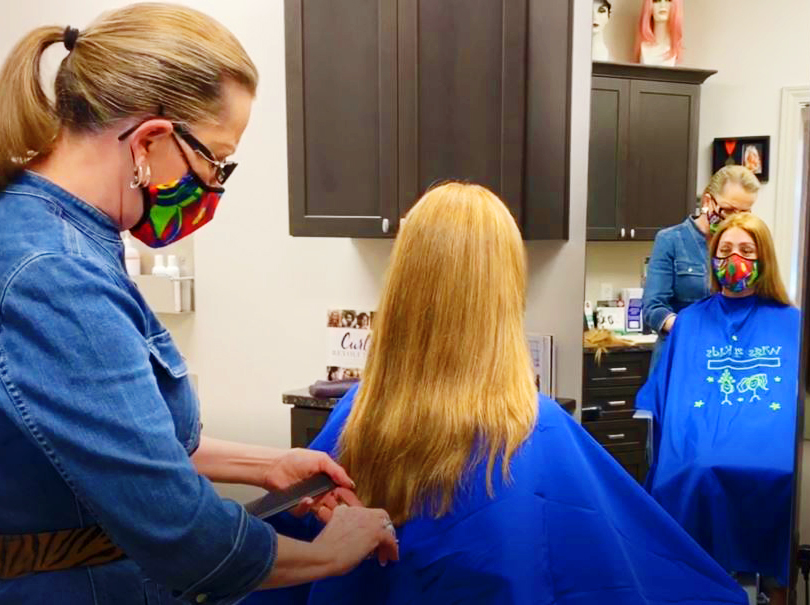 Wigs4Kids of Michigan - Wig Creation - cutting_wig