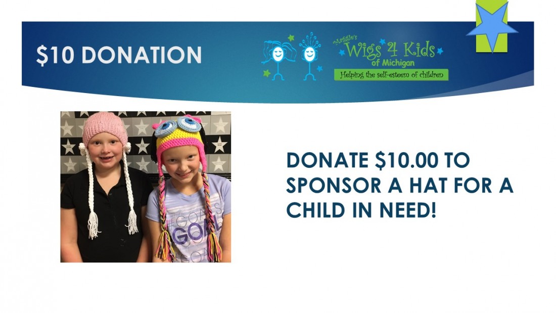 Adopt A Kid - Maggie's Wigs4Kids of Michigan  - hat(1)