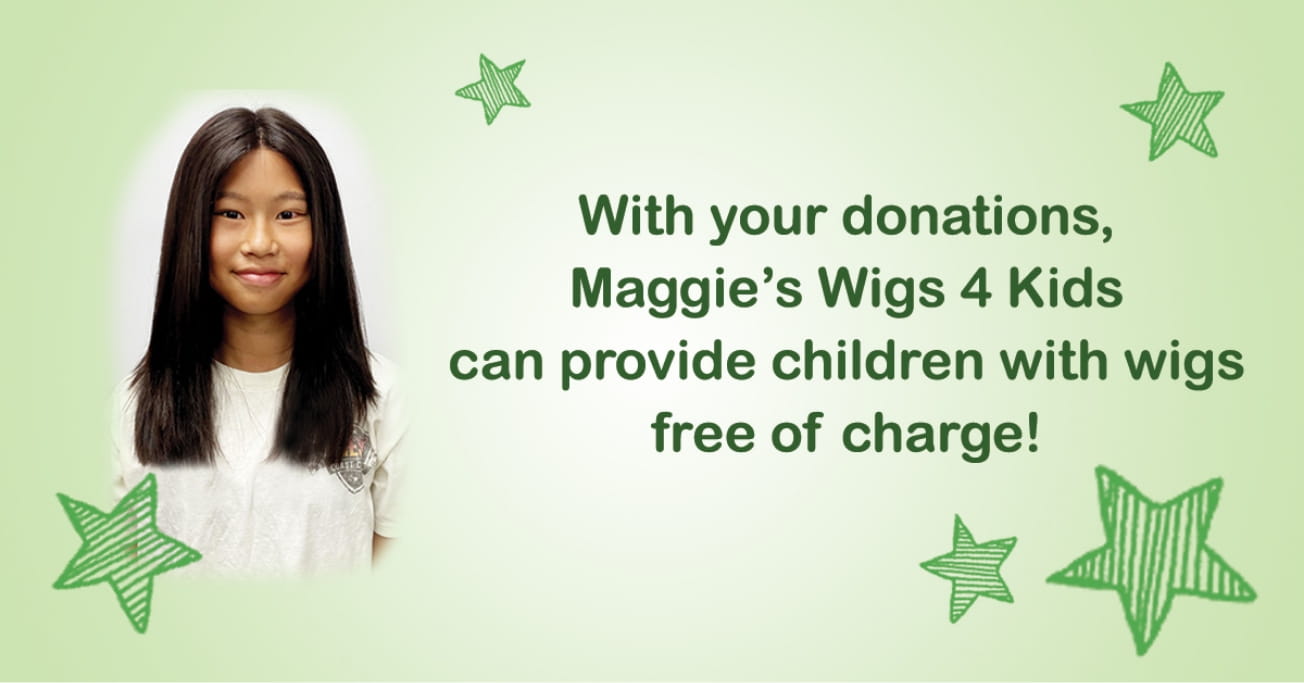 Hair Donations: How to Donate Your Hair | Wigs4Kids - No-Cost-Wigs-Landscape-Green